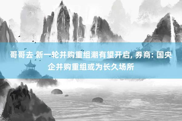 哥哥去 新一轮并购重组潮有望开启， 券商: 国央企并购重组或为长久场所