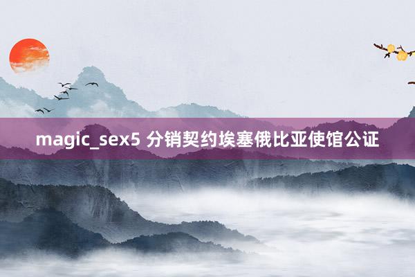 magic_sex5 分销契约埃塞俄比亚使馆公证