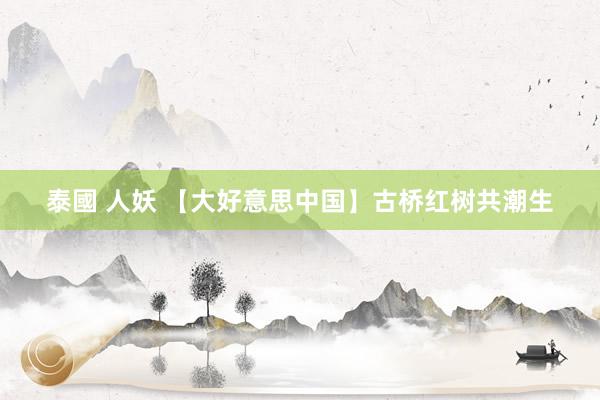 泰國 人妖 【大好意思中国】古桥红树共潮生