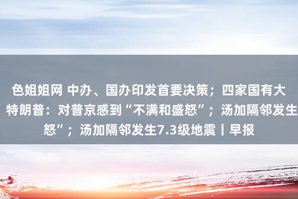 色姐姐网 中办、国办印发首要决策；四家国有大行定增决策落地；特朗普：对普京感到“不满和盛怒”；汤加隔邻发生7.3级地震丨早报