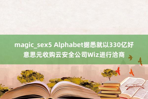 magic_sex5 Alphabet据悉就以330亿好意思元收购云安全公司Wiz进行洽商